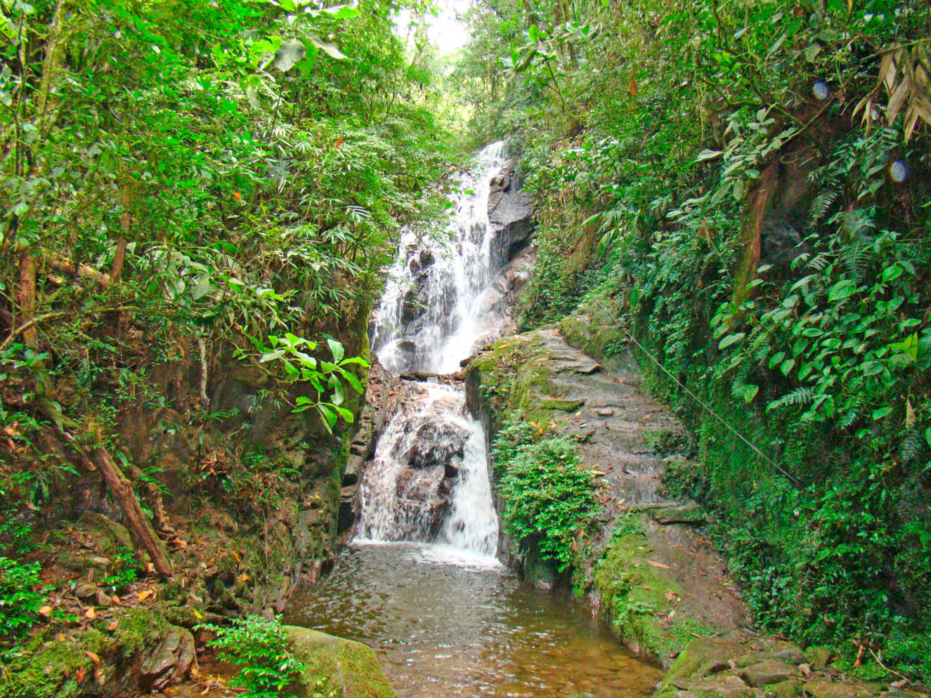 Turismo - Cachoeira do Santuário - Hotel Pousada Cruzeiro do Sul - Visconde de Mauá - RJ